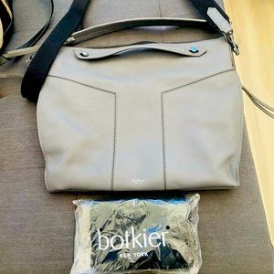 Botkier Pebble Leather Messenger Bag